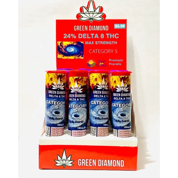 GREEN DIAMOND D8 THC PRE ROLL