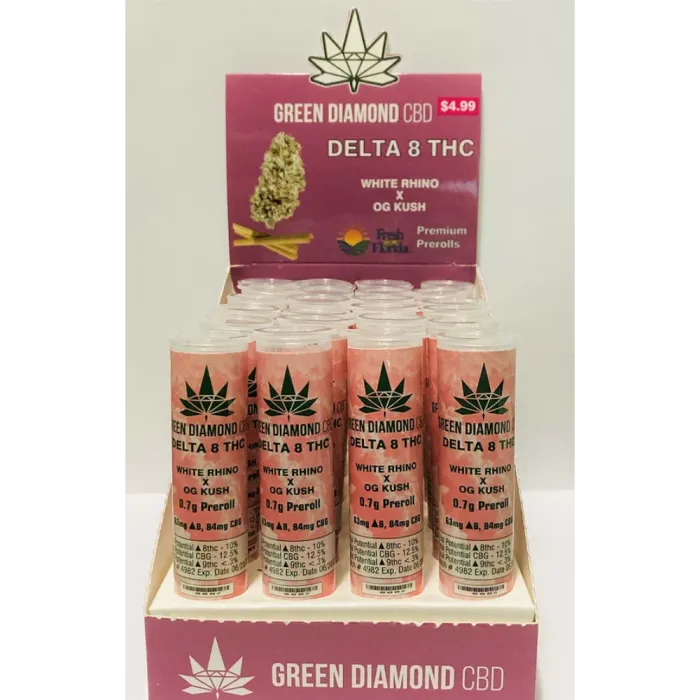 GREEN DIAMOND D8 THC PRE ROLL