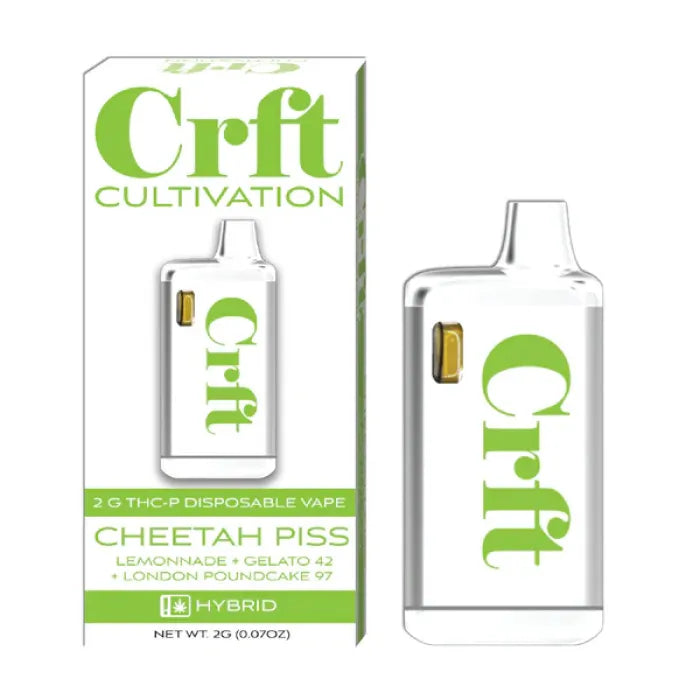 CRFT HHC THCP H4CBD CBN THCH DISPOSABLE 2G 6CT
