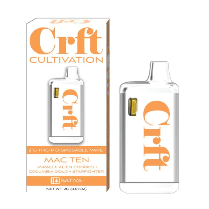CRFT HHC THCP H4CBD CBN THCH DISPOSABLE 2G 6CT