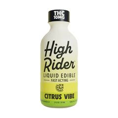HIGH RIDER THC LIQUID EDIBLE 10MG 12CT - CITRUS VIBE
