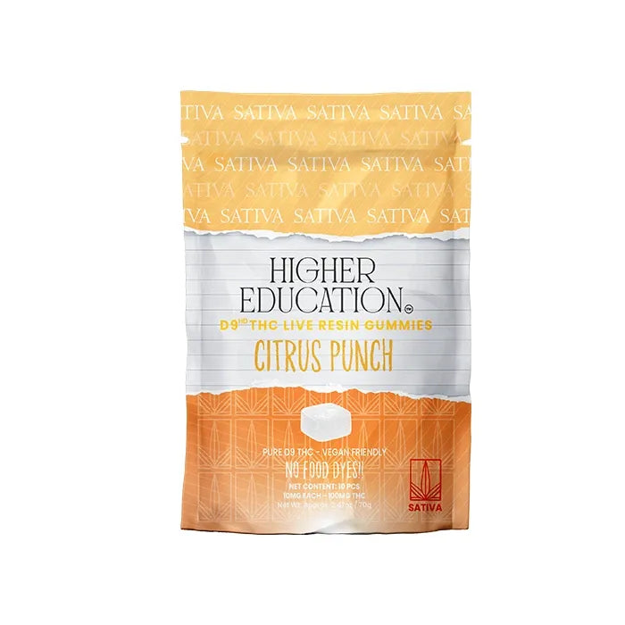 HIGHER EDUCATION D9 GUMMY 100MG 10CT