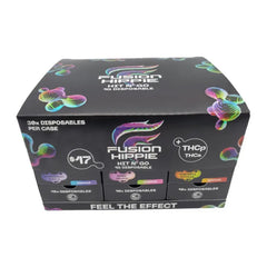 FUSION HIPPIE HIT N' GO DISPOSABLE THCP THCA 1G 30CT DISPLAY
