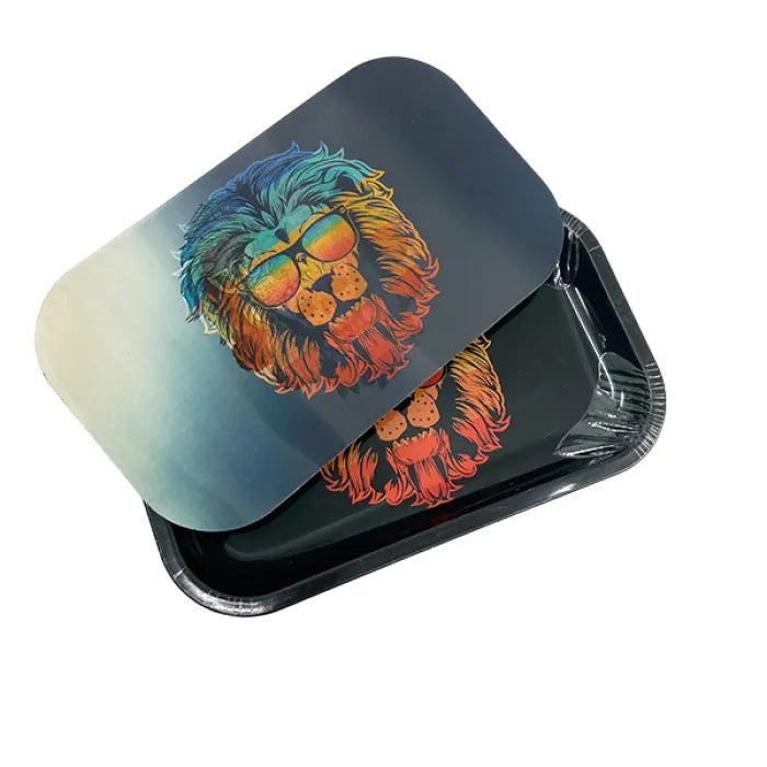 IDGAF ROLLING TRAY WITH 3D LID DISPLAY MEDIUM 8CT