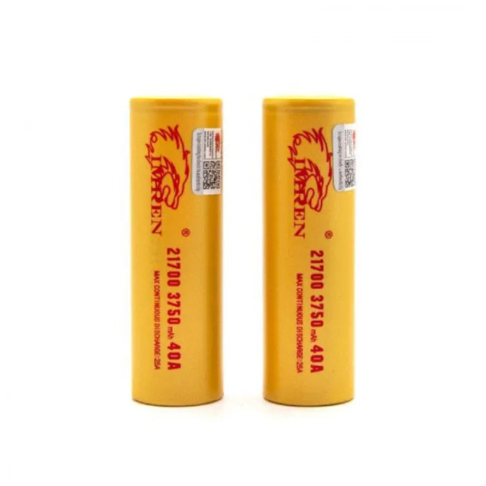 IMREN GOLD 21700 3750MAH 40A 2PK