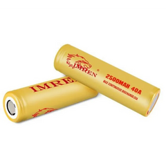 IMREN GOLD 18650 2500MAH 40A 2PK