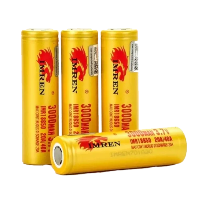 IMREN GOLD 18650 3000MAH 40A 2PK