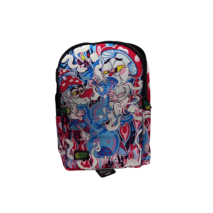 JUNGLE HIVE SMELL PROOF BACKPACK - SMOKING MUSHROOMS