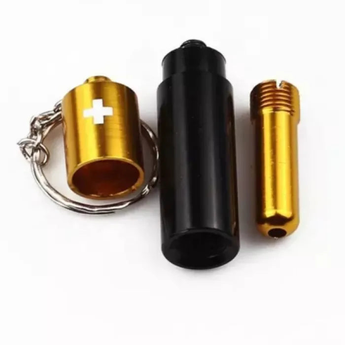 BOBTR METAL PIPE KEY CHAIN BATTERY - ASSORTED COLORS SCP22003