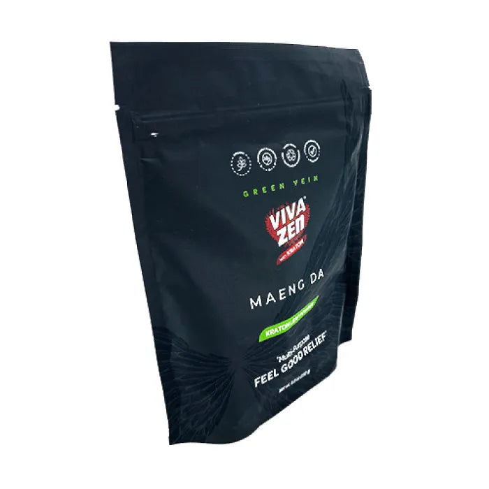 VIVA ZEN KRATOM POWDER 250G - GREEN VEIN MAENG DA