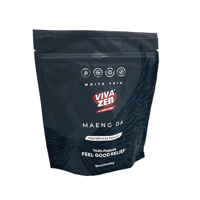 VIVA ZEN KRATOM POWDER 250G - WHITE VEIN MAENG DA