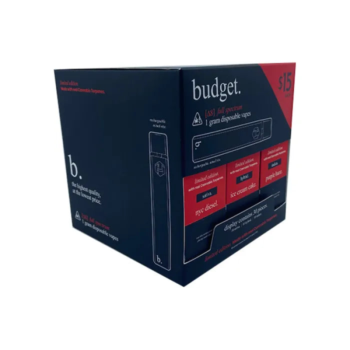 BUDGET LE STARTER BOX D8 DISPOSABLE 1G 30CT - SAT/IND/HYB