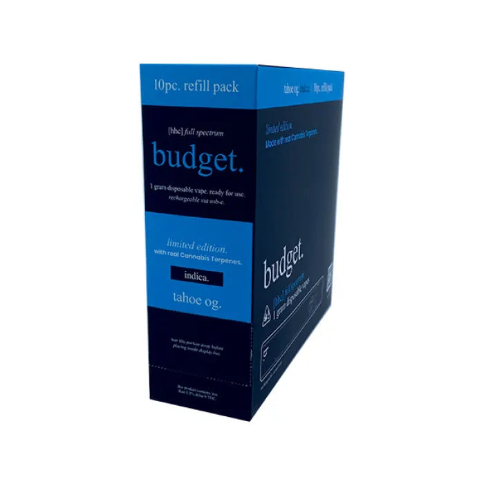 BUDGET LE REFILL HHC DISPOSABLE 1G 10CT