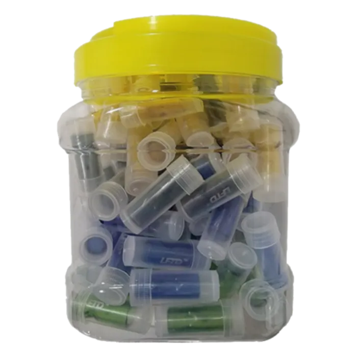 LFTD GLASS TIPS COLORED JAR 724-C