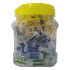LFTD GLASS TIPS COLORED JAR 724-C
