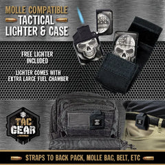 SMOKEZILLA LIGHTER 023833 TACTIAL WITH CASE