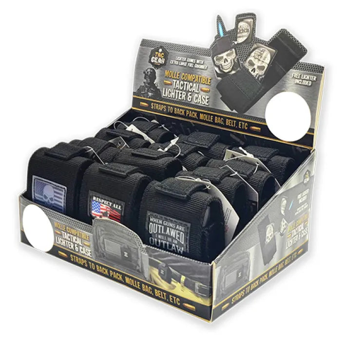 SMOKEZILLA TACTICAL LIGHTER W/ CASE 23833 - ASSORTED