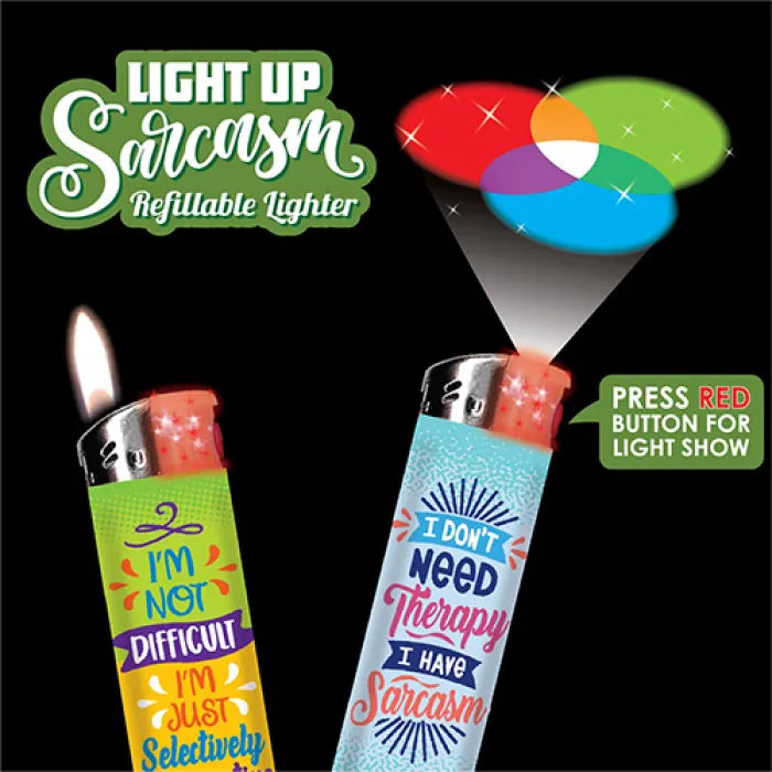 SMOKEZILLA LIGHTER 024333 SARCASTIC - ASSORTED