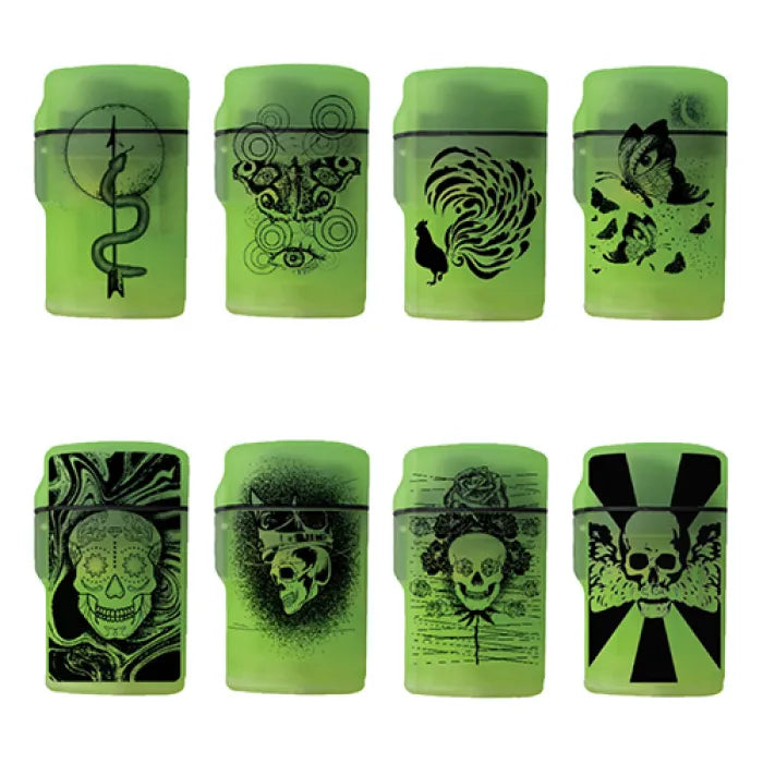 SMOKEZILLA LIGHTER 024448 GID FLIP TOP - ASSORTED