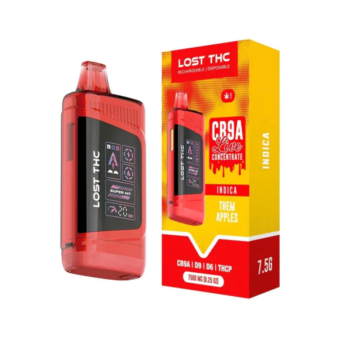 LOST THC V3 DISPOSABLE THCP D8 LR 7.5G 5CT