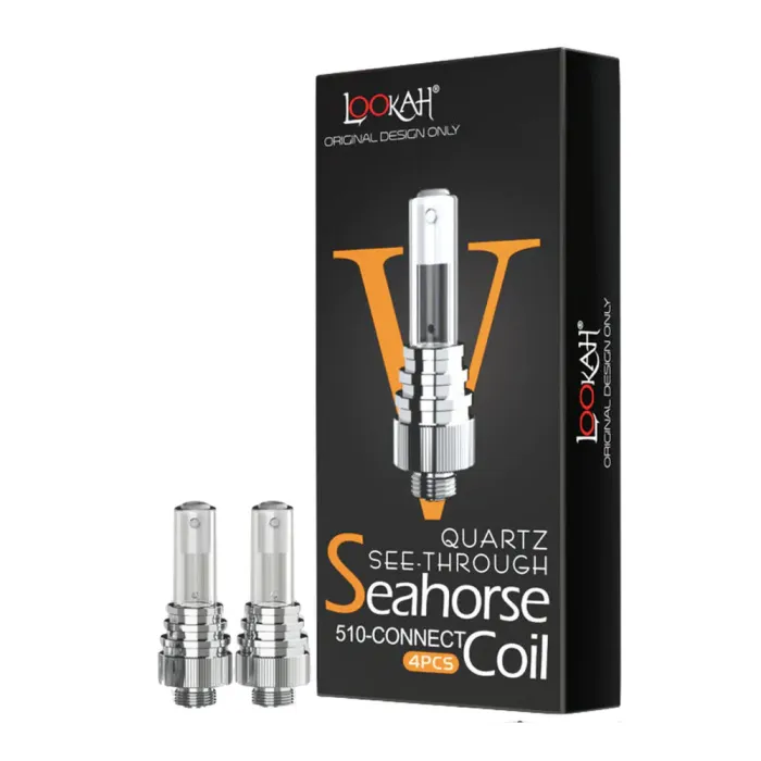 LOOKAH SEAHORSE COILS - TYPE V QUARTZ 4PK