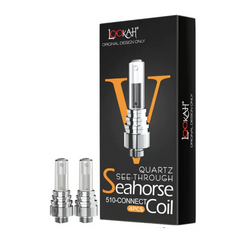 LOOKAH SEAHORSE COILS - TYPE V QUARTZ 4PK