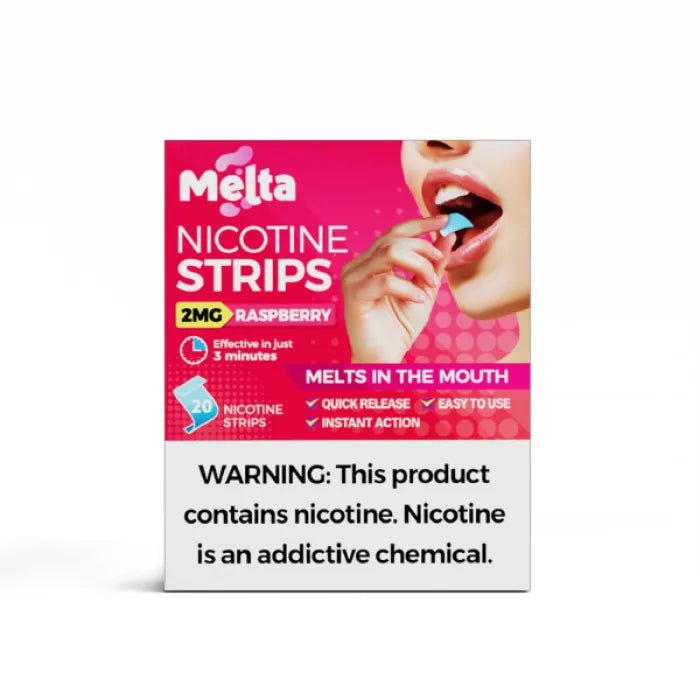 MELTA NICOTINE STRIPS 2MG 20PC 5CT