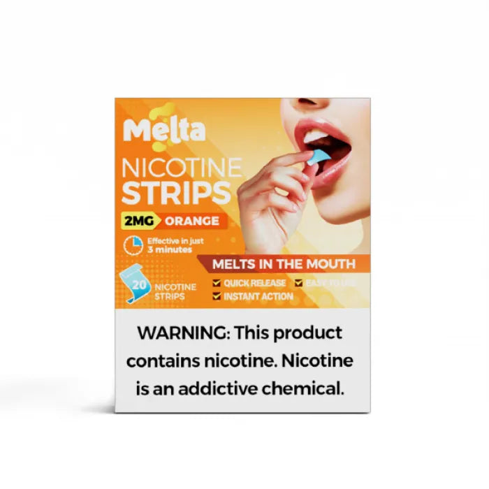 MELTA NICOTINE STRIPS 2MG 20PC 5CT