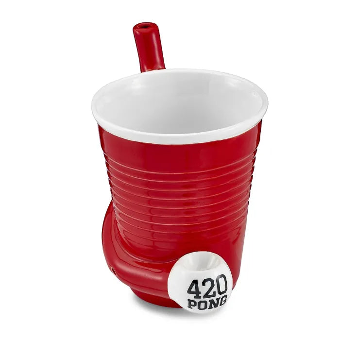 MUG CERAMIC - RED BEER PONG 88192