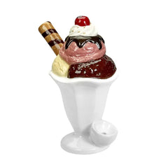 NOVELTY PIPE ICE CREAM SUNDAE MUG