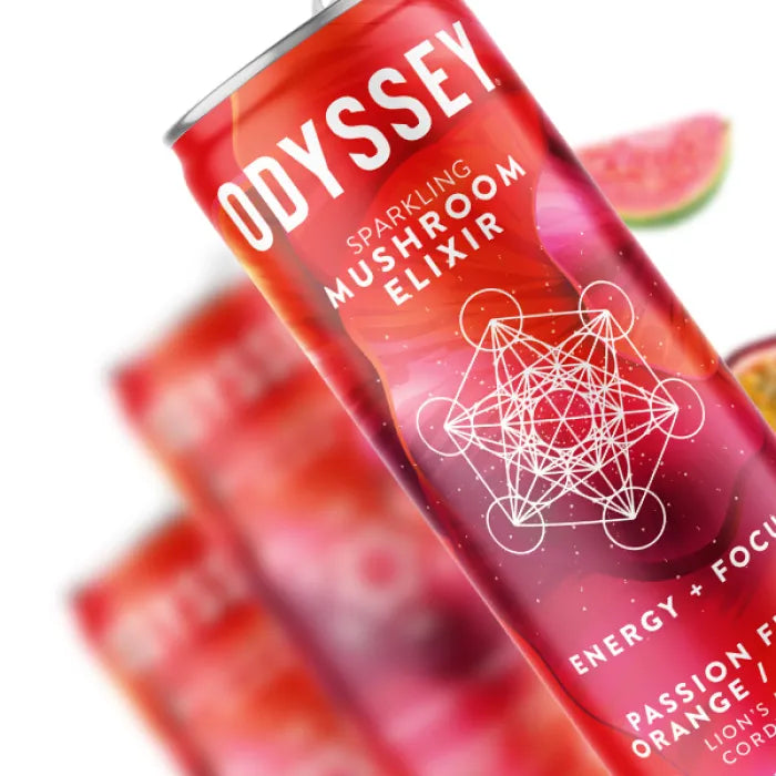 ODYSSEY MUSHROOM ELIXIR SELTZER 12oz