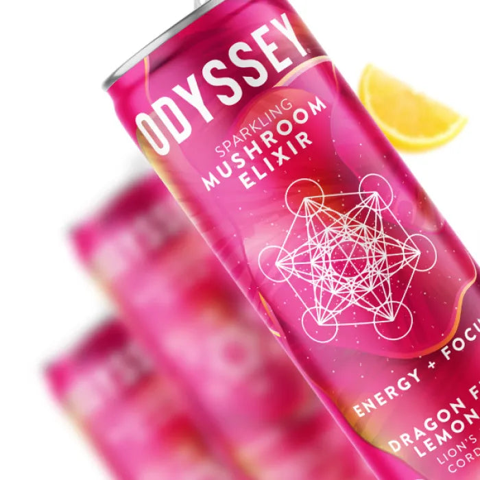 ODYSSEY MUSHROOM ELIXIR SELTZER 12oz