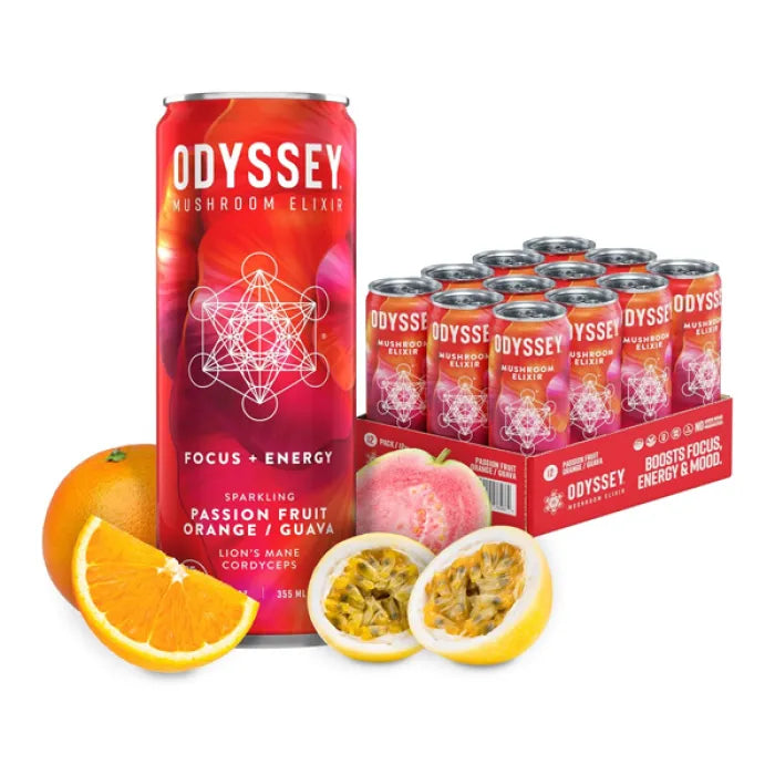 ODYSSEY MUSHROOM ELIXIR SELTZER 12oz