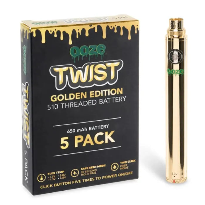 OOZE TWIST BATTERY 650MAH 5PK