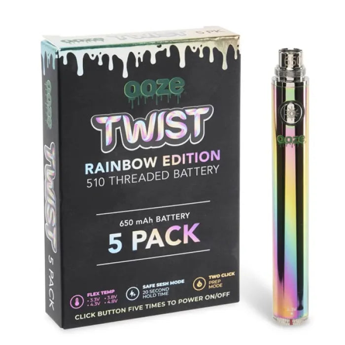 OOZE TWIST BATTERY 650MAH 5PK