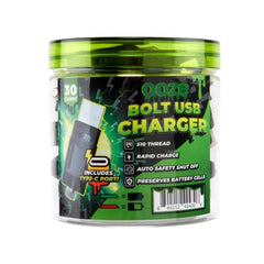 OOZE BOLT SMART USB CHARGER - BLACK OOZ-1376