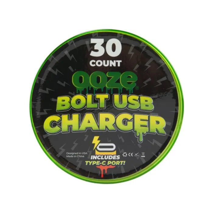 OOZE BOLT SMART USB CHARGER - BLACK OOZ-1376