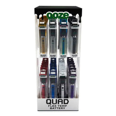 OOZE QUAD BATTERY + USB CHARGER OOZ-1093 - ASSORTED COLORS