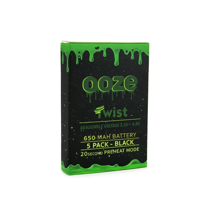 OOZE TWIST BATTERY 650MAH 5PK