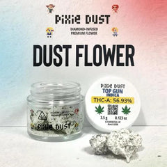 PIXIE DUST FLOWERS DIAMOND INFUSED THCA 3.5G