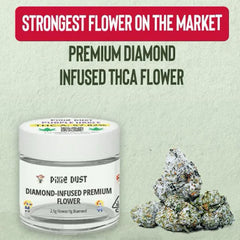 PIXIE DUST FLOWERS DIAMOND INFUSED THCA 3.5G