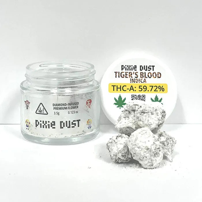 PIXIE DUST FLOWERS DIAMOND INFUSED THCA 3.5G