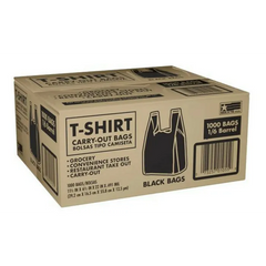 PLASTIC THANK YOU T-SHIRT BAGS 1/6