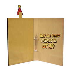 RAW POP UP BIRTHDAY CARD