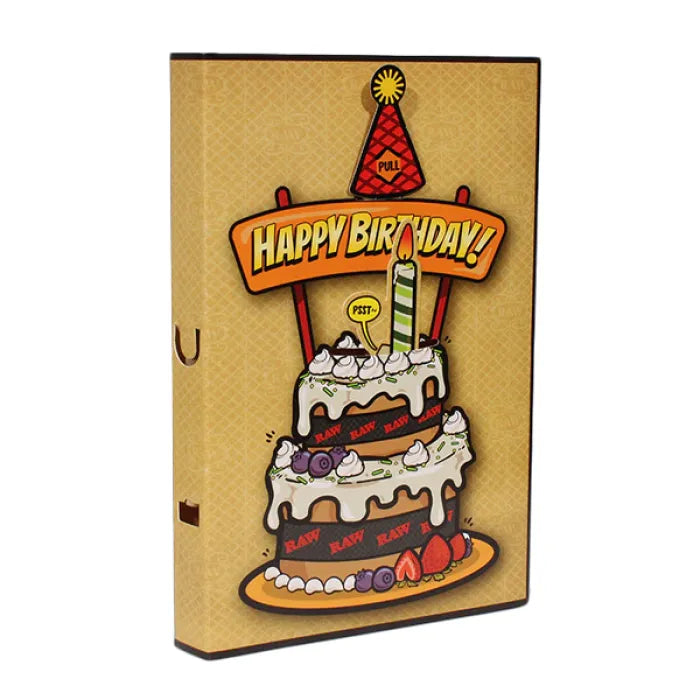 RAW POP UP BIRTHDAY CARD