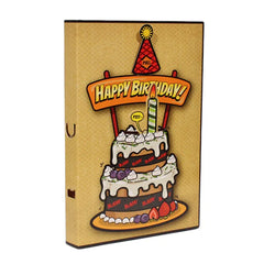 RAW POP UP BIRTHDAY CARD