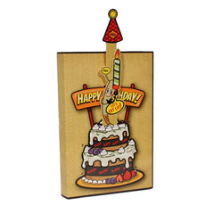 RAW POP UP BIRTHDAY CARD