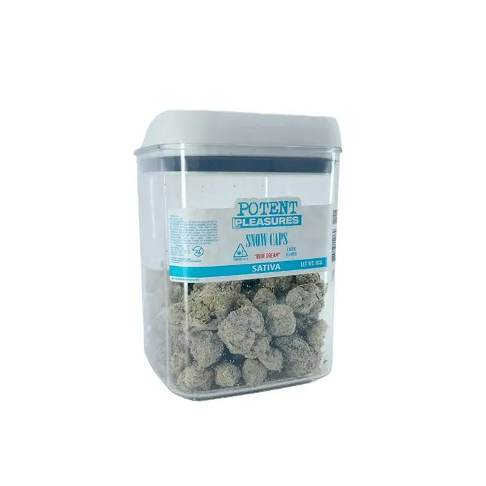 POTENT PLEASURES SNOW CAPS THCA FLOWERS 113G