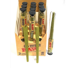 RAW PRESSED BUD WRAP CONE 12PK