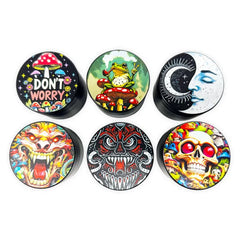 SMOKEZILLA PRINTED METAL GRINDER 25551 - ASSORTED